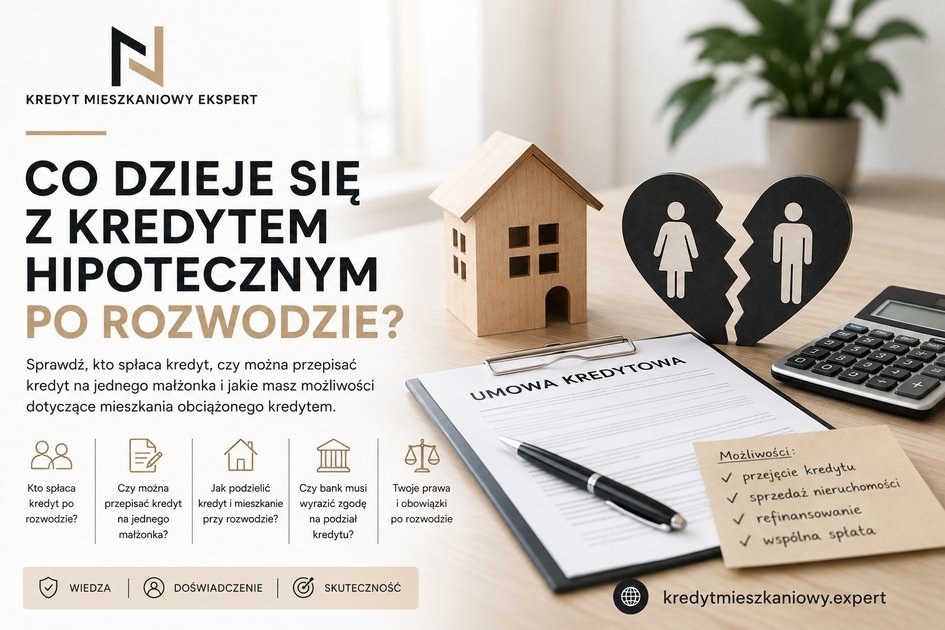 Co dzieje się z kredytem hipotecznym po rozwodzie?