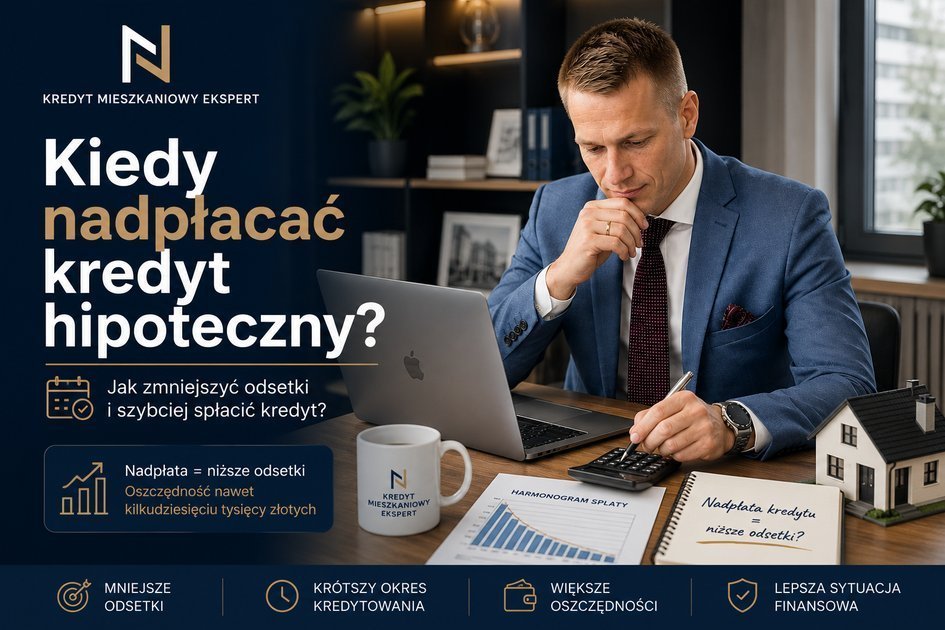 Kiedy nadpłacać kredyt hipoteczny?