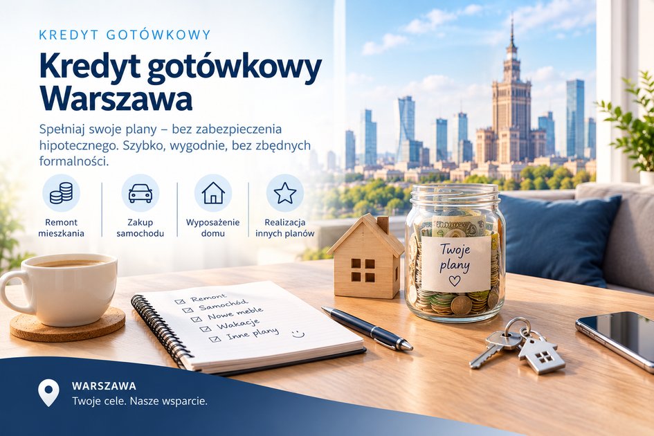Kredyt gotówkowy Warszawa